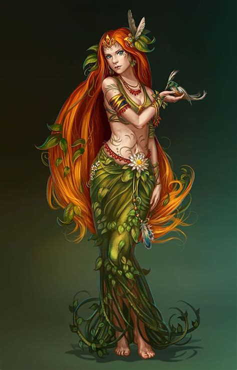 Dryad by madtom86.deviantart.com on @DeviantArt Fantasy Magic, Chica ...