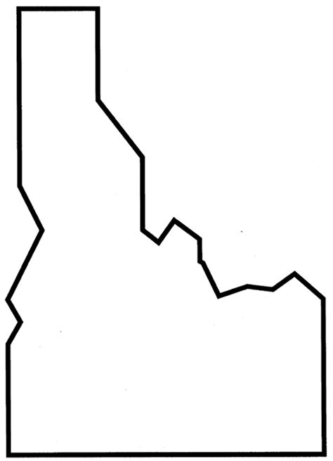 Outline Of Idaho | Free download on ClipArtMag