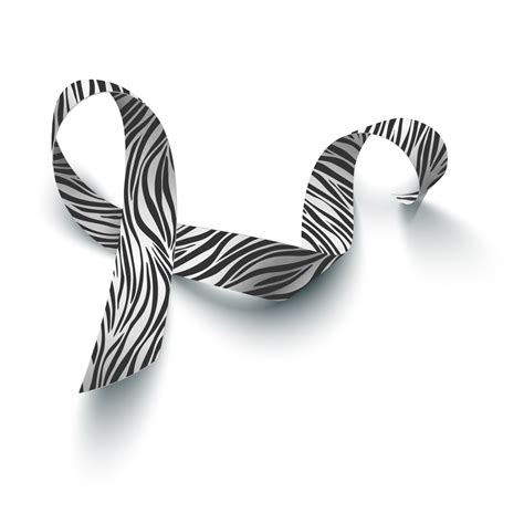 The zebra-striped ribbon as a symbol for rare diseases - La Force DMD