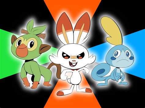 The Galar Starters — Weasyl