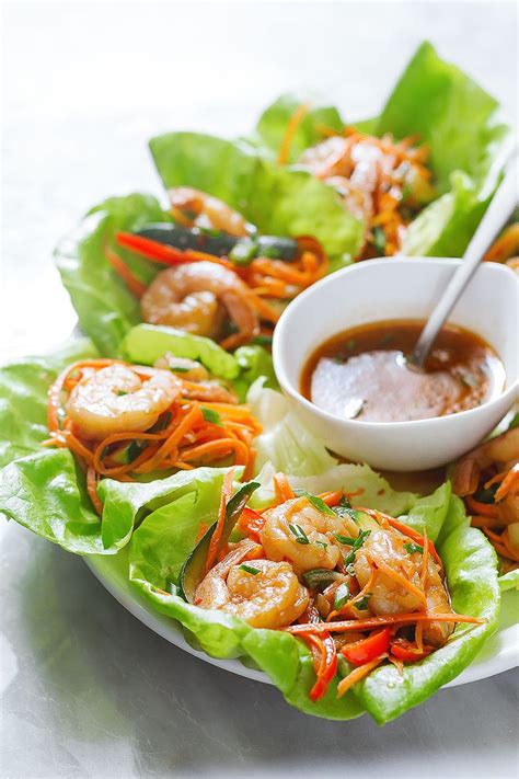 Shrimp Lettuce Wraps Recipe — Eatwell101