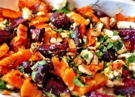 YOGA MUMMA: HONEY ROASTED SQUASH, BEETROOT, FETA SALAD | Beetroot and ...