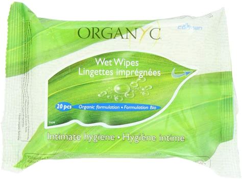 100% Organic Cotton Feminine Hygiene Wipes, 20-count Packages (Pack of ...