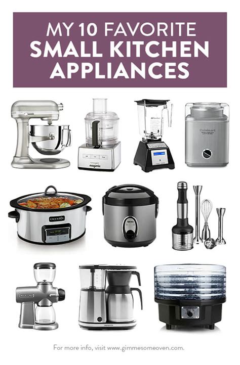 My 10 Favorite Small Kitchen Appliances - Gimme Some Oven