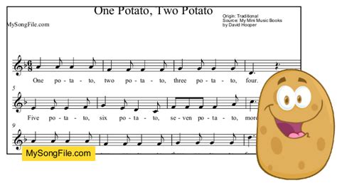 One Potato Two Potato | My Song File