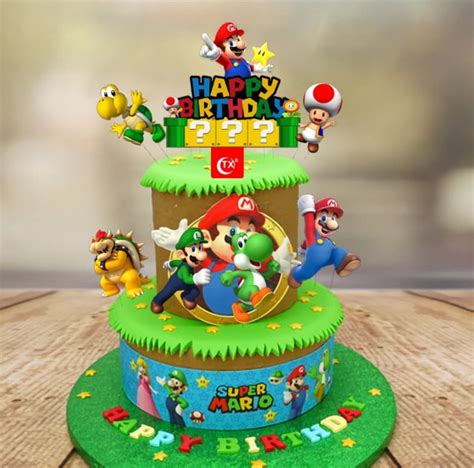 Super Mario Cake Topper