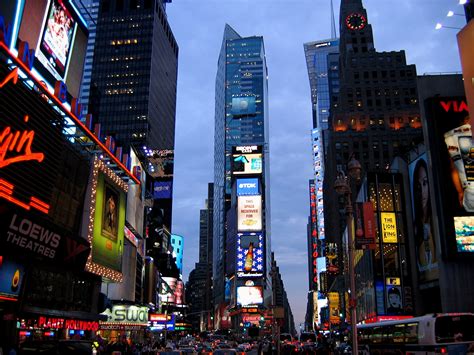 File:Times Square New York At Dusk.jpg