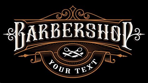 Barbershop logo design. 539084 Vector Art at Vecteezy