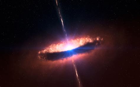 Quasar Stars Black Hole Light HD wallpaper | nature and landscape ...