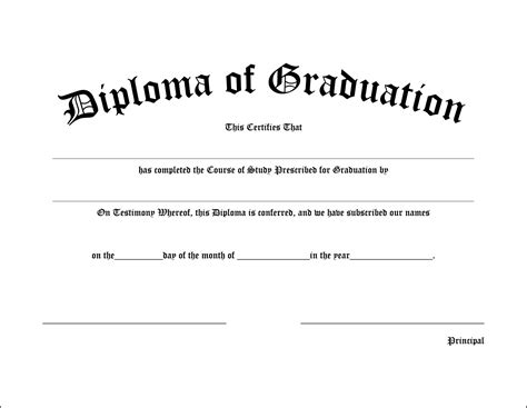 High School Graduation Diploma | Gradshop