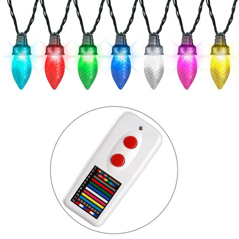 Gemmy Lightshow 48-Count 47-ft Multi-function Color Changing LED Plug ...