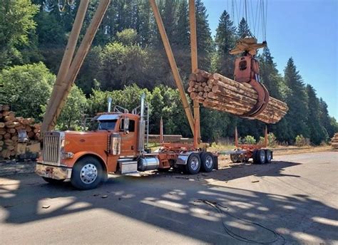 log truck | Big rig trucks, Peterbilt trucks, Truck design