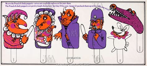 Punch & Judy characters. UK, 1967 | V&A Images