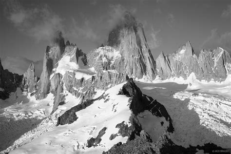 Fitz Roy Sunrise B&W | Patagonia, Argentina | Mountain Photography by ...