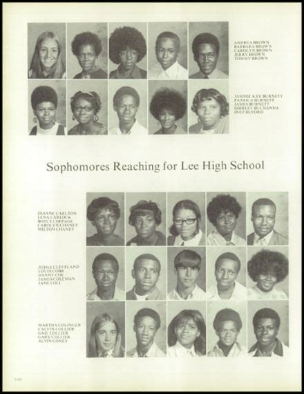 1971+Lee+High+School+Yearbook+via+Classmates.com | Yearbook, High ...