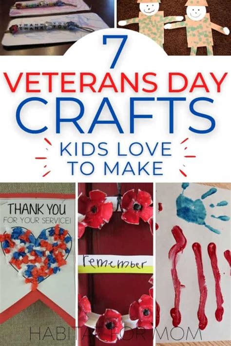 7 Easy Veterans Day Crafts for Kids to Make – Habitat for Mom