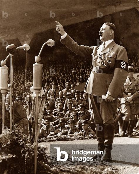 Adolf Hitler as a speaker at the Nuremberg Rally in Nuremberg 1934 (photo)