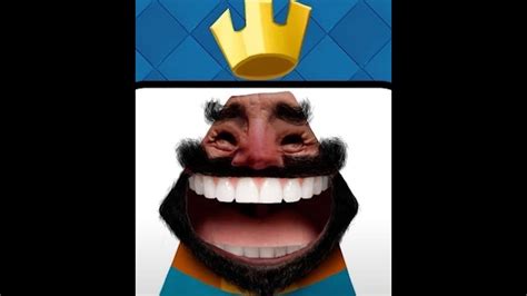 Clash Royale King laughs for 1 hour - YouTube