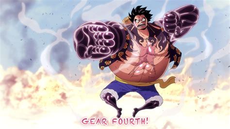 Anime One Piece Monkey D. Luffy Haki (One Piece) Gear Fourth Wallpaper ...