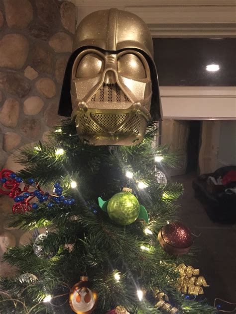 Darth Vader tree topper #StarWars | Star wars christmas, Star wars ...