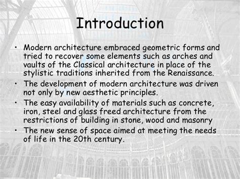 Historicism in architecture (new)