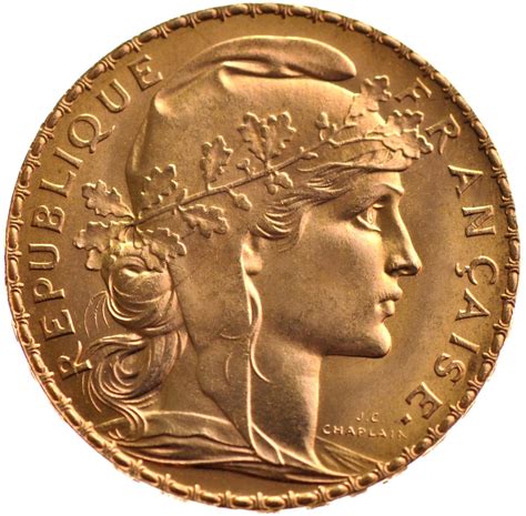 Buy Gold 20 French Franc Coin | BullionByPost® - From £201