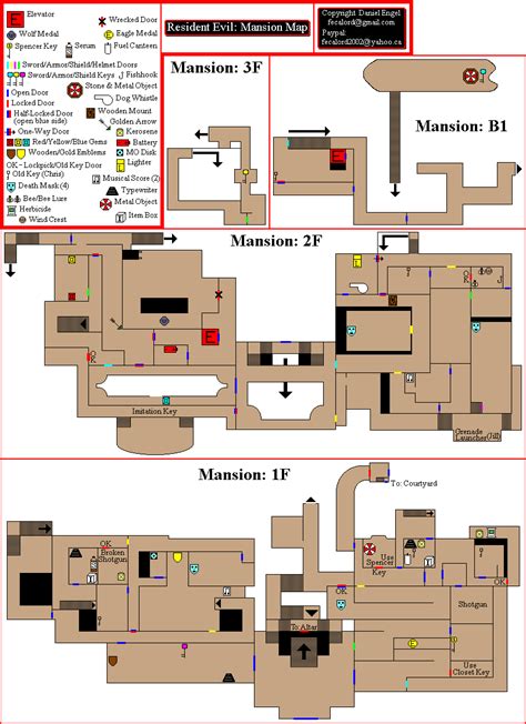 Resident Evil Spencer Mansion Map - Cape May County Map