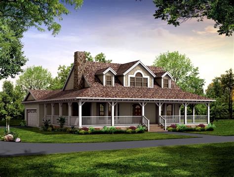 Farmhouse Floor Plans With Wrap Around Porch Southern Living — Randolph ...