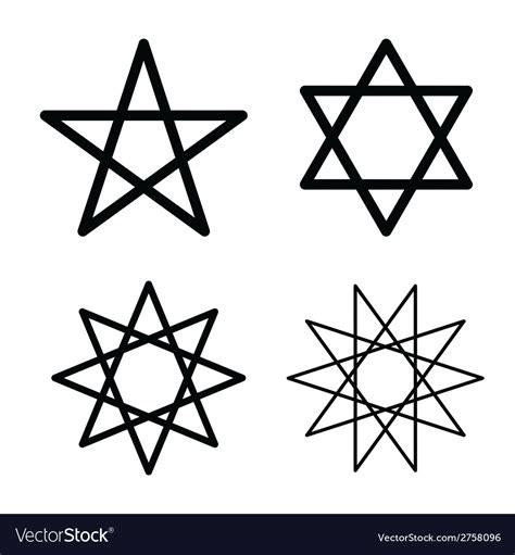 Star abstract Royalty Free Vector Image - VectorStock