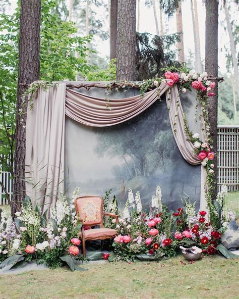 Wedding deco 🌺🌹 | Photo backdrop wedding, Flower backdrop wedding ...