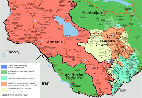 Map: Every Day of the 2020 Nagorno-Karabakh War - The Sounding Line