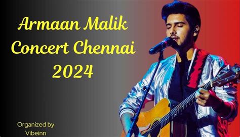 Armaan Malik Concert Chennai 2024: Live at YMCA | Book Tickets Now