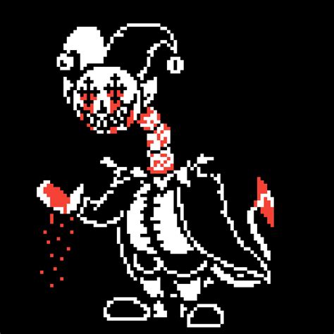 Pixilart - horrorune jevil sprite by fusion12345