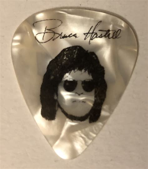 Badfinger Guitar Pick Bruce Hastell Face & Signature 1990s concert pick ...