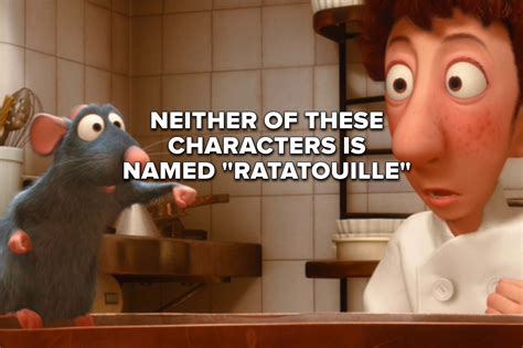 Ratatouille movie characters - opmveri