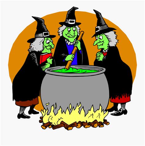 Transparent Witch Cauldron Clipart - Witches Around A Cauldron , Free ...