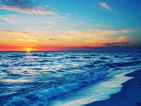 Beautiful Ocean Sunset Wallpapers - Wallpaper Cave