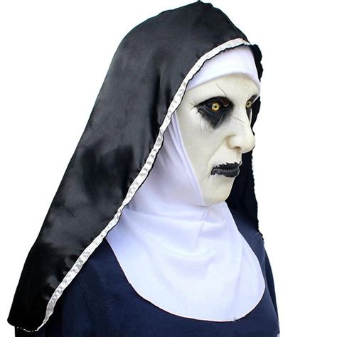 Halloween Nun Mask Horror Latex Masks Cosplay Mascarillas | Etsy