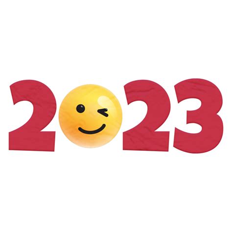 Free 2023 Happy new year with emoji icon 16589238 PNG with Transparent ...