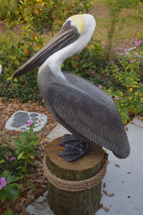 Pelican Standing Proud Statue Lifesize Artist Sculpture - Etsy