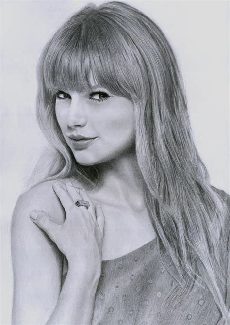 My Portrait Drawing of Taylor Swift #2 by Dean9001 on DeviantArt