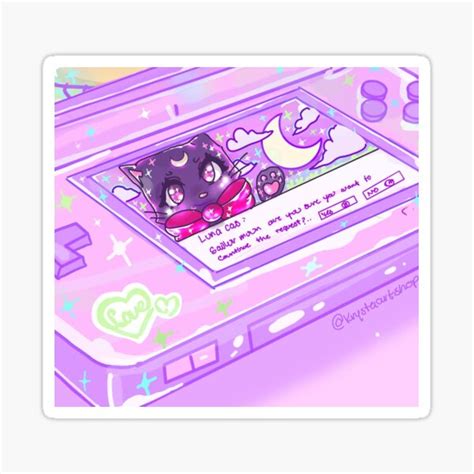 "Luna video game " Sticker for Sale by KrystasART | Redbubble