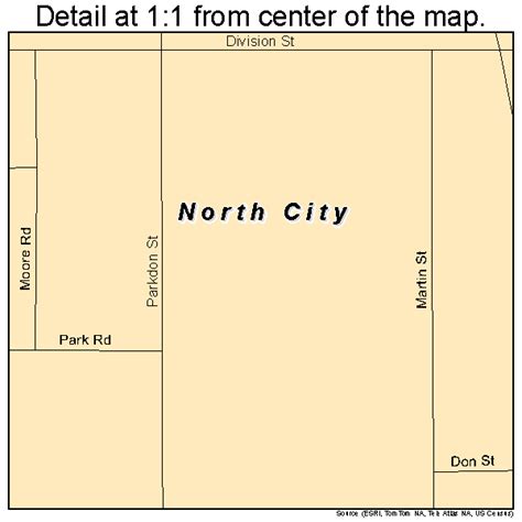 North City Illinois Street Map 1753585