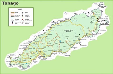 Large Tobago Island Maps for Free Download and Print | High-Resolution ...