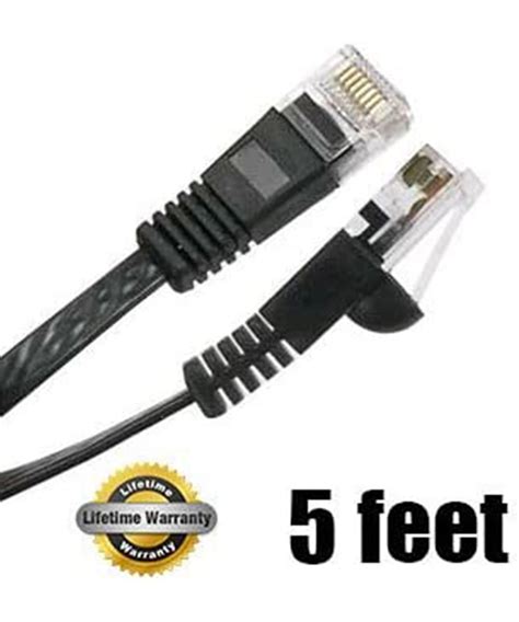 iMBAPrice Flat Ethernet Cat 6 Cable (35 Ft, Black) - Walmart.com