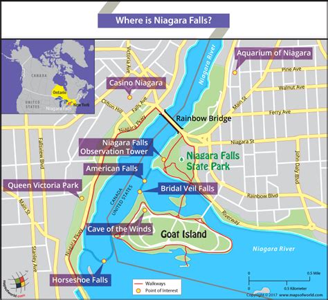 Niagara Falls Canada Map – Get Map Update