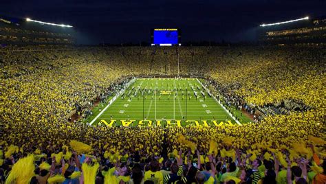 LOOK: Michigan Stadium To Utilize New Lighting Technology On Saturday ...