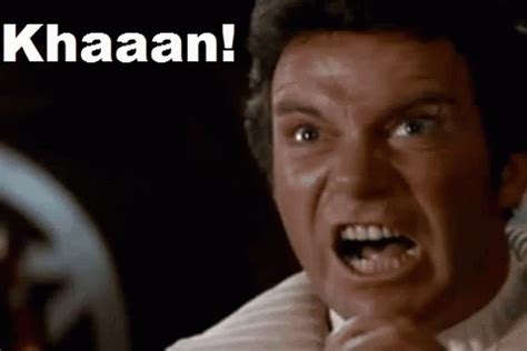 William Shatner Star Trek GIF - William Shatner Star Trek Khan - GIF ...