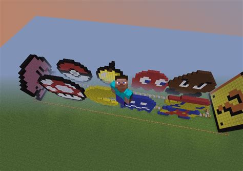 Pixel art world Minecraft Project