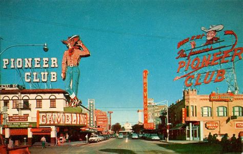 Fremont at 1st, c. 1951. Pioneer Club opened in 1942, running 50 years ...